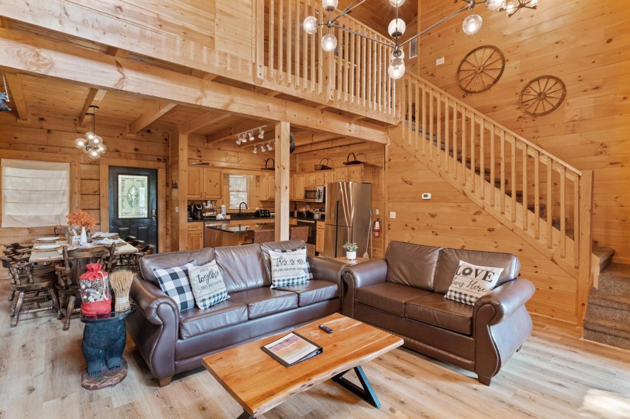 Mountain View 5 Bdrm Gatlinburg Cabin Near Downtown Arts Exterior foto