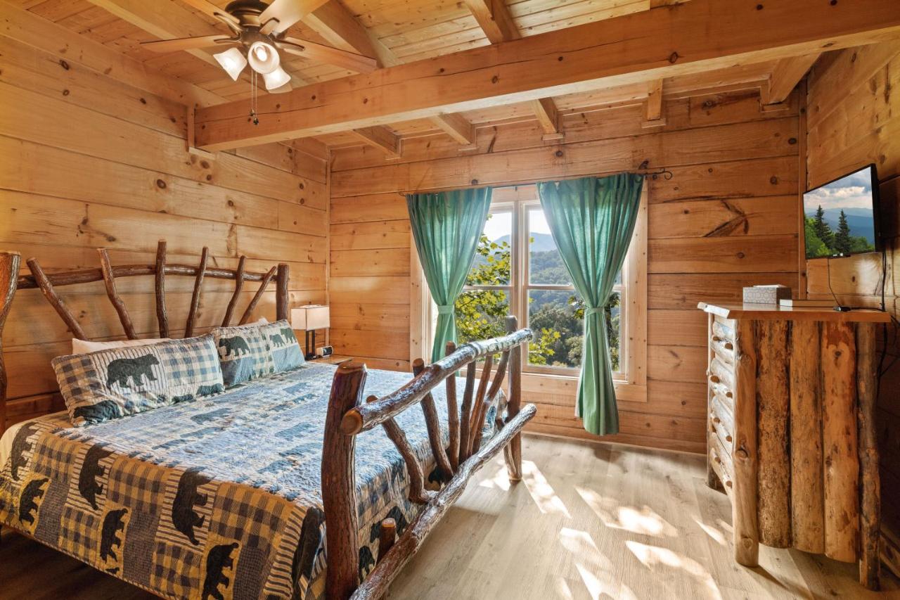 Mountain View 5 Bdrm Gatlinburg Cabin Near Downtown Arts Exterior foto