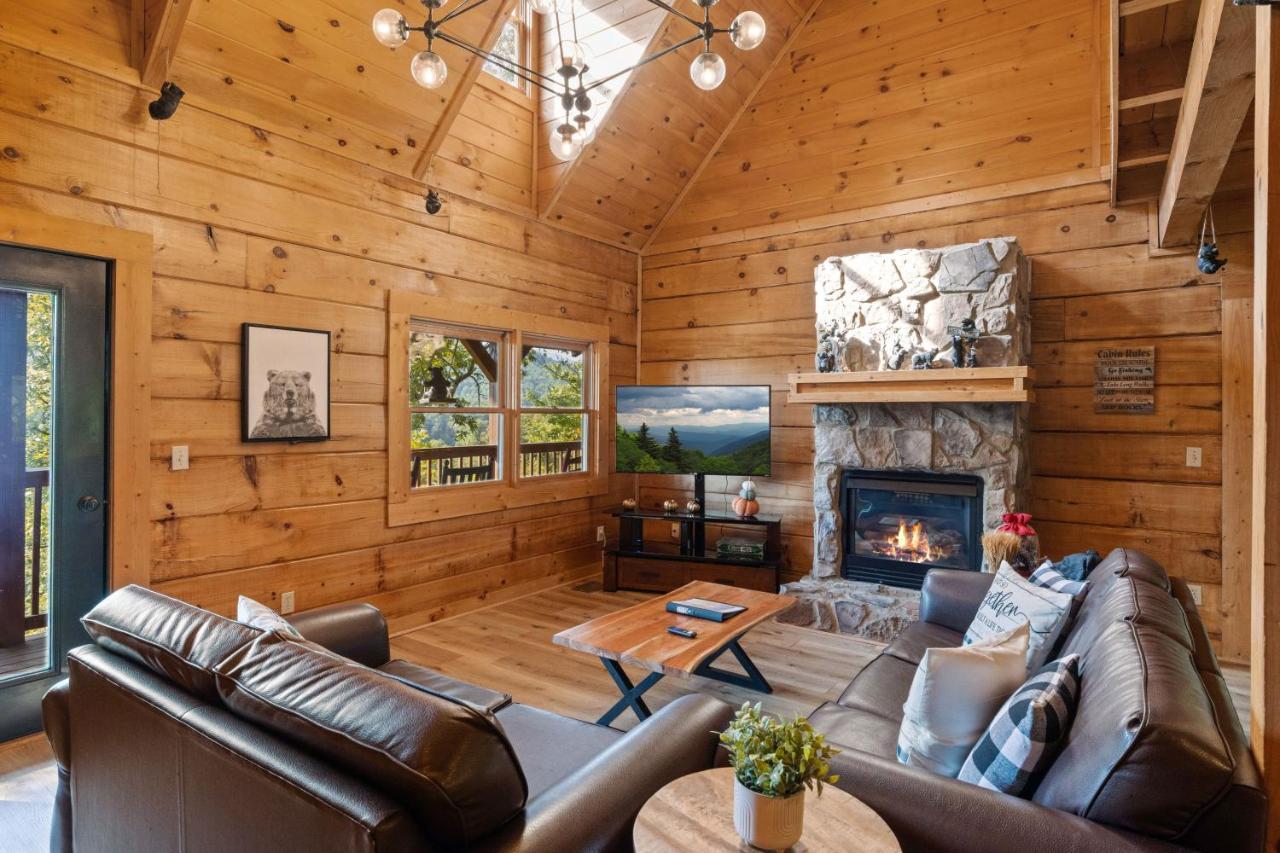 Mountain View 5 Bdrm Gatlinburg Cabin Near Downtown Arts Exterior foto